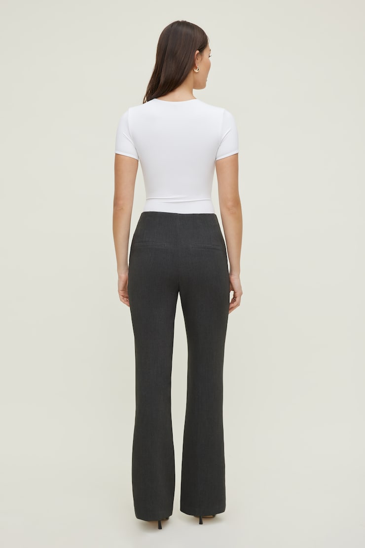 Justaucorps sculptant à col rond