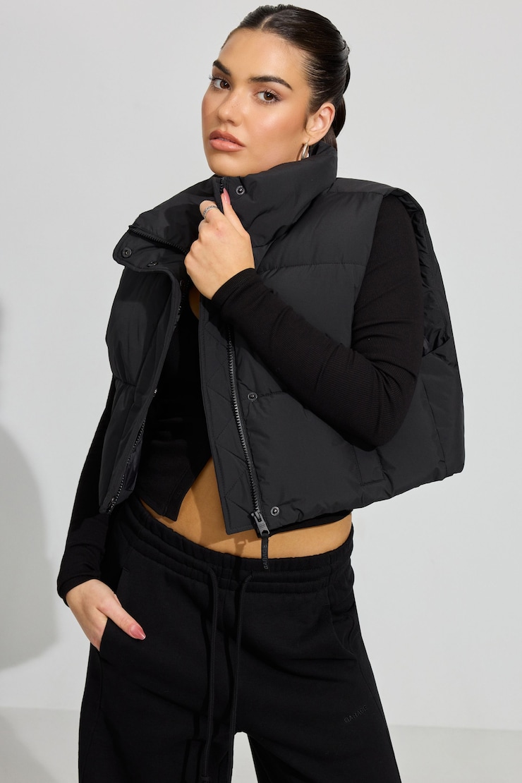 Mini Puff Vest 2.0, Jet Black, large