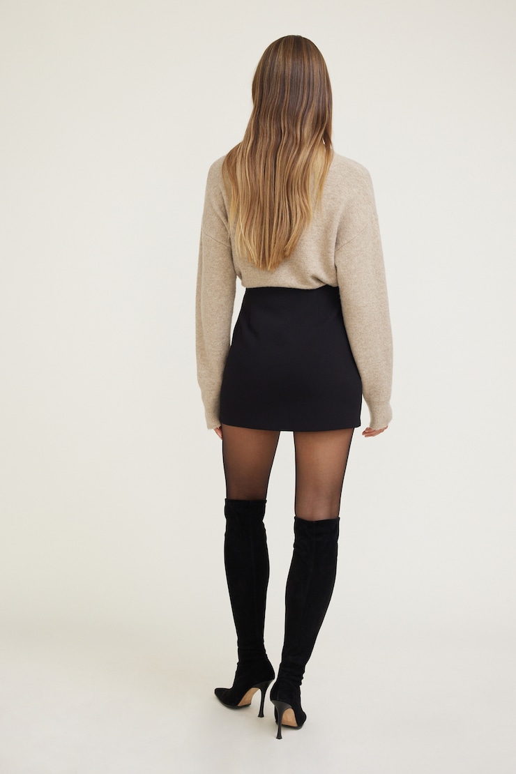 Kylie Mini Skirt Jet Black large