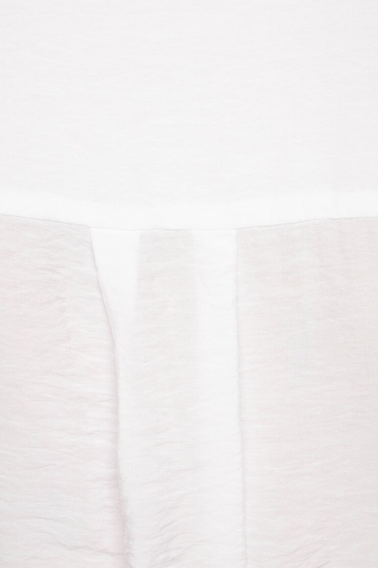 Kayla Crinkled Twisted Blouse Bright White large