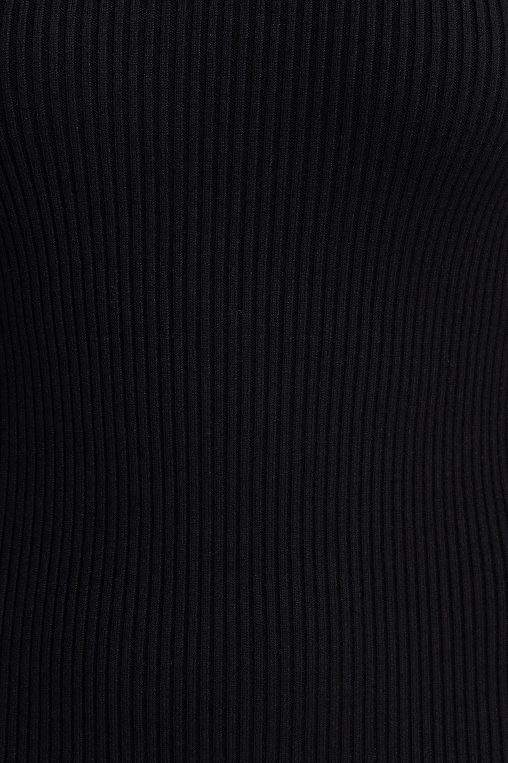 Robe midi en tricot à fente