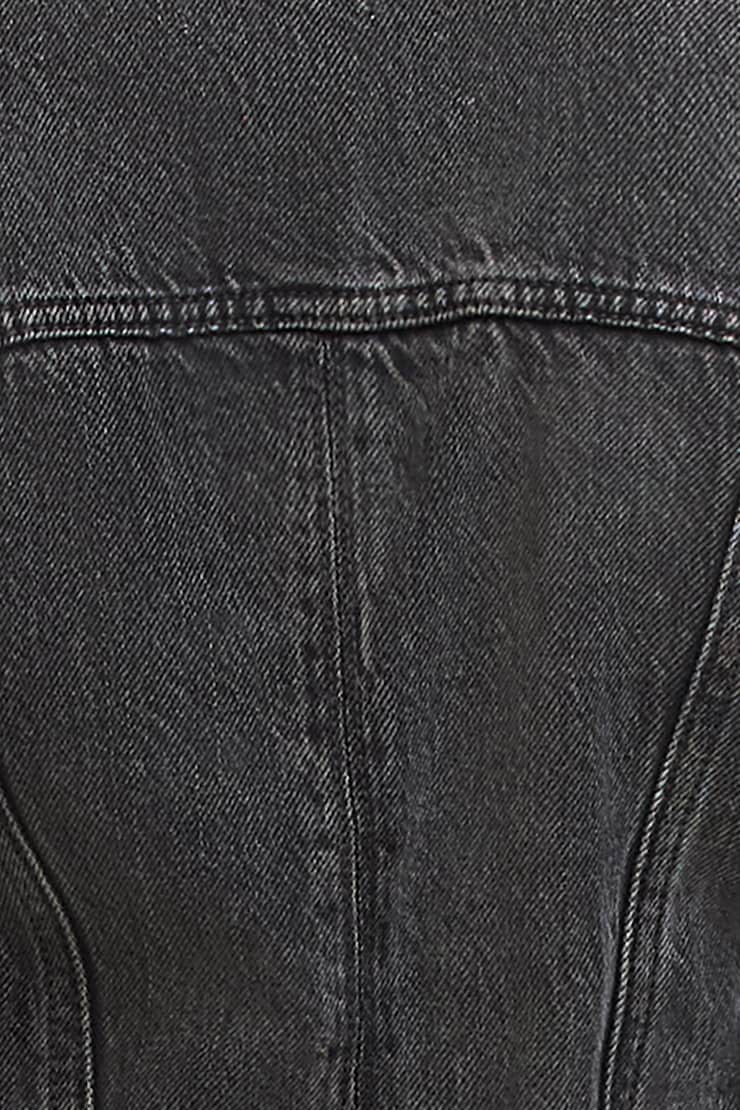 Cinched Tencel™ Denim Shirt Medium Light Black / Sienna Grey large