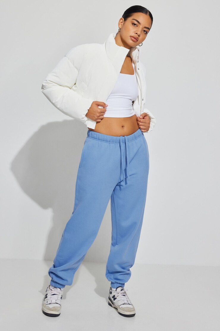 UltraFleece Boyfriend Sweatpants, Sporty Blue, large