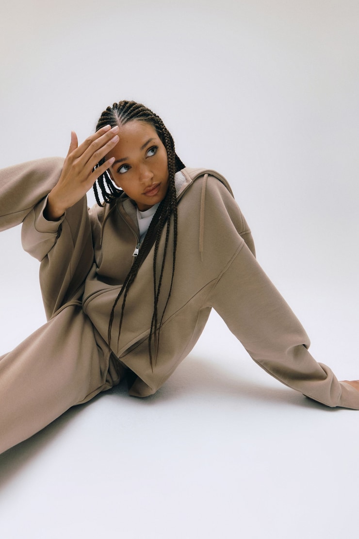 Elevated Bubble Zip Up Hoodie