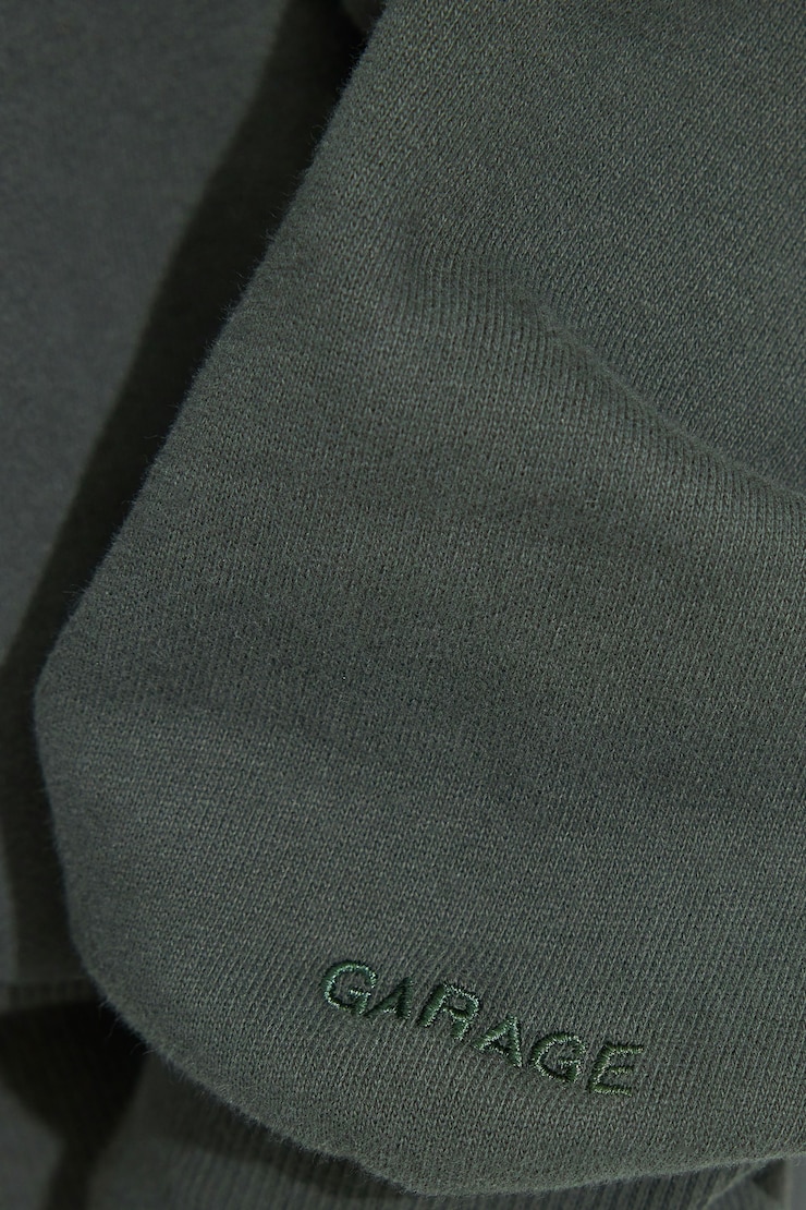 UltraFleece Crewneck Sweatshirt, Urban Chic Green with "Racquet & Tennis" Art, large