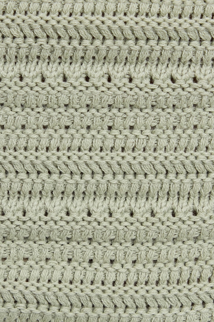 Plunge Neckline Crochet Halter Top