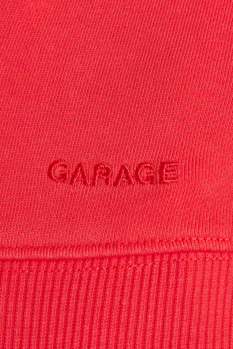 SoftTerry Off Shoulder Sweatshirt, Tomato Puree Red, large