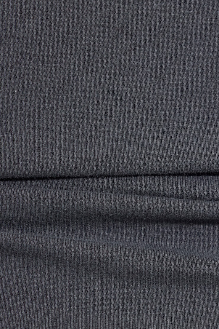 StretchTerry Plunge Halter Top, Burnt Ash Grey, large