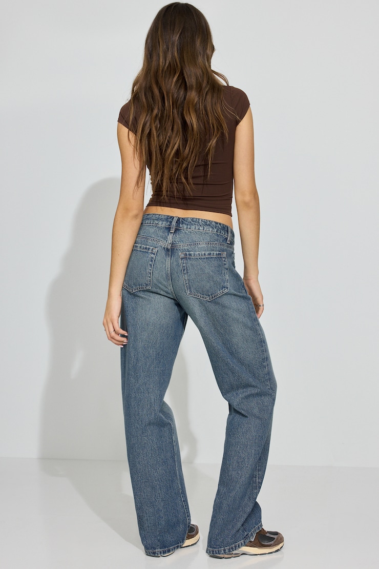 Slouchy Jeans, Dahlia Blue, large