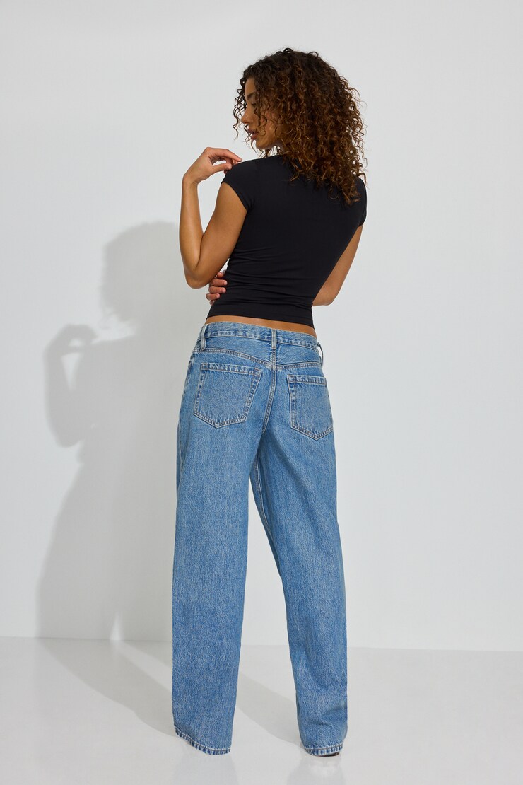 Low Rise Baggy Jeans, Miller Blue, large