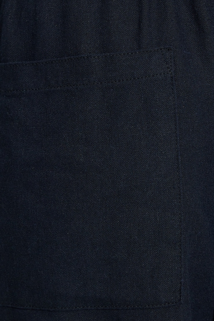 Lina Linen Shorts, Mariana Blue, large