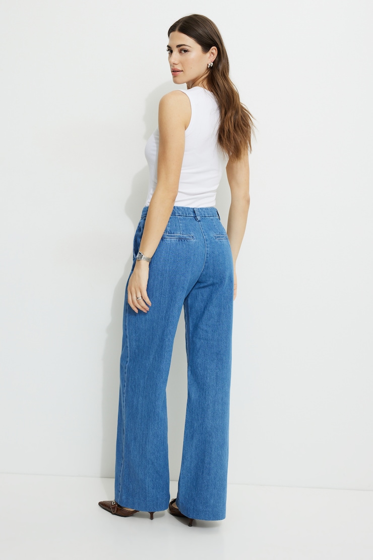 Wide Leg Trouser Jeans