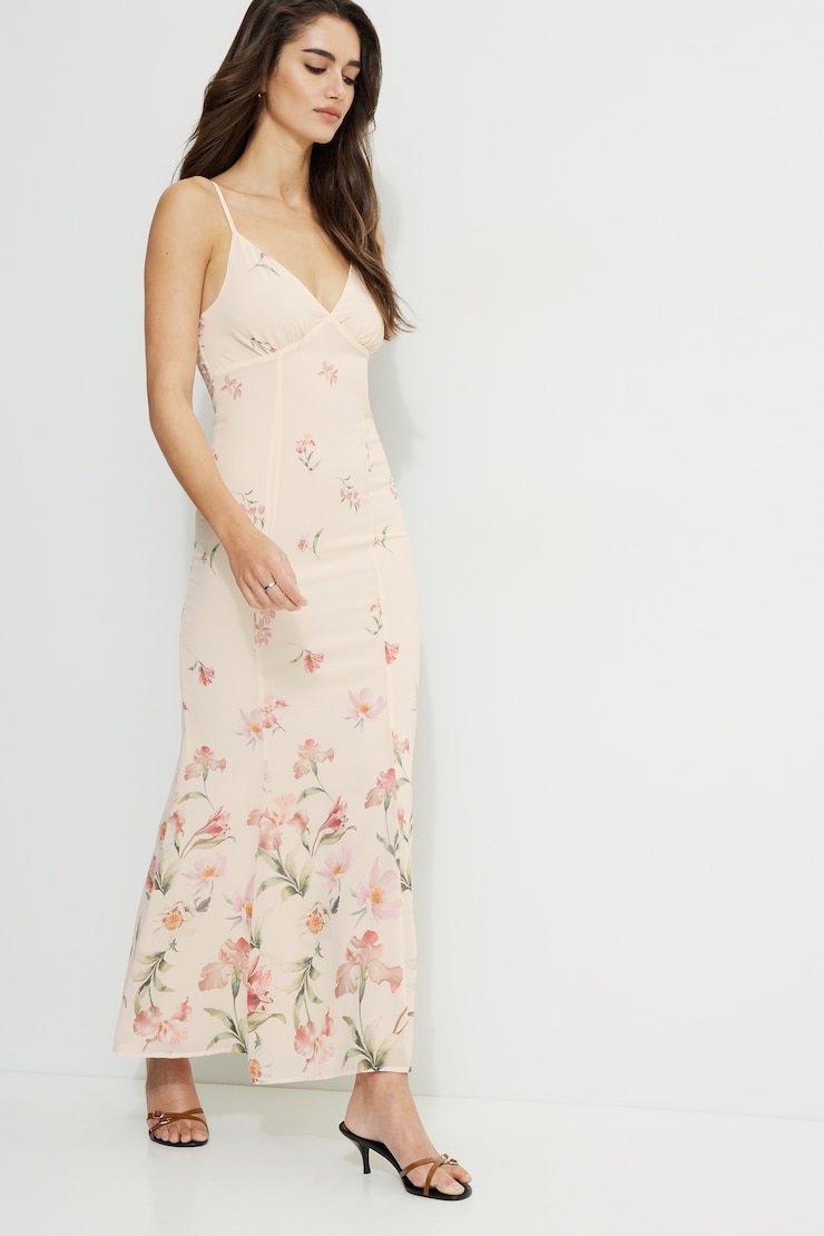 Sage Empire Bust Maxi Dress