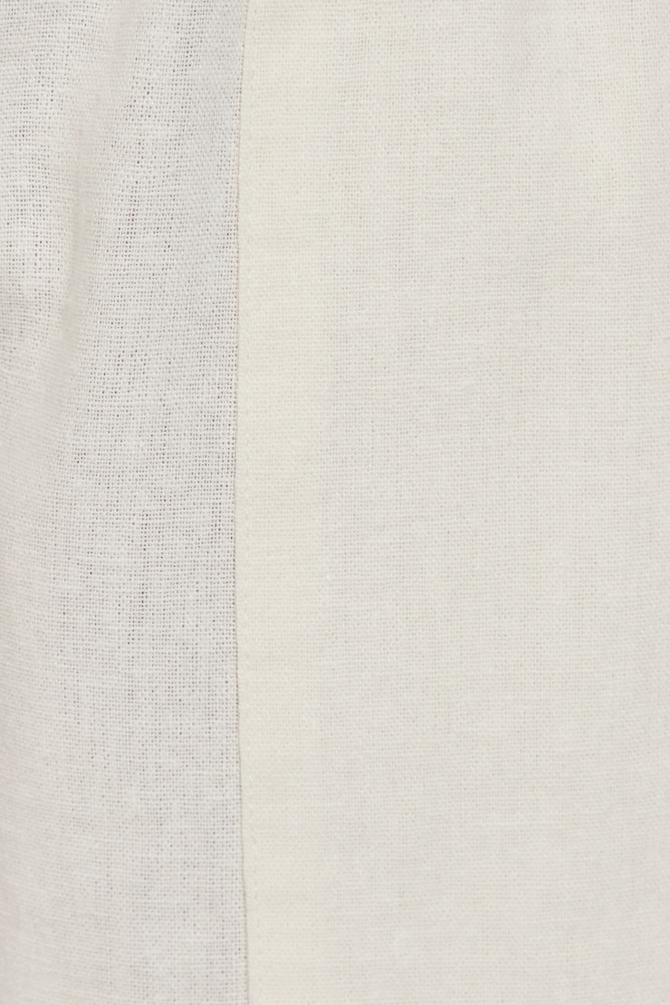 Millie Linen Pull-On Pants, Snow White, large