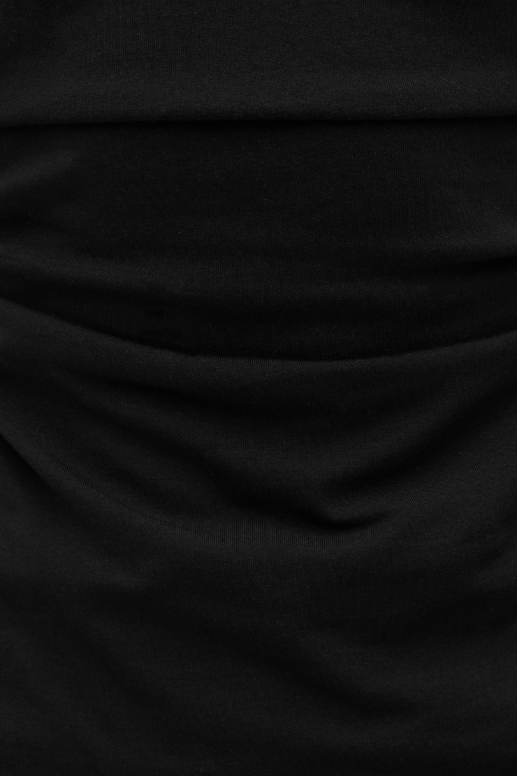 Katia Cotton Mini Dress Jet Black large