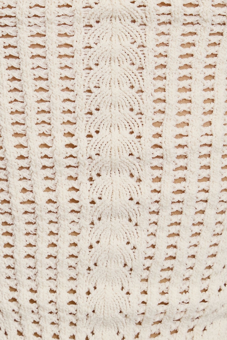 Crochet Corset, Sea Salt Beige, large