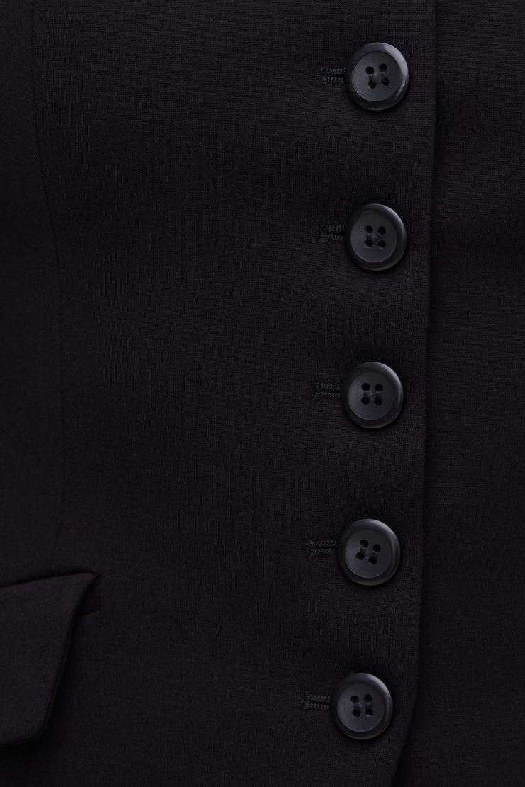 Boat Neck Ponte Blazer