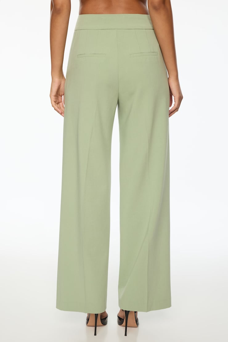 Yasmin Straight Leg Pant Spring Matcha Green  large