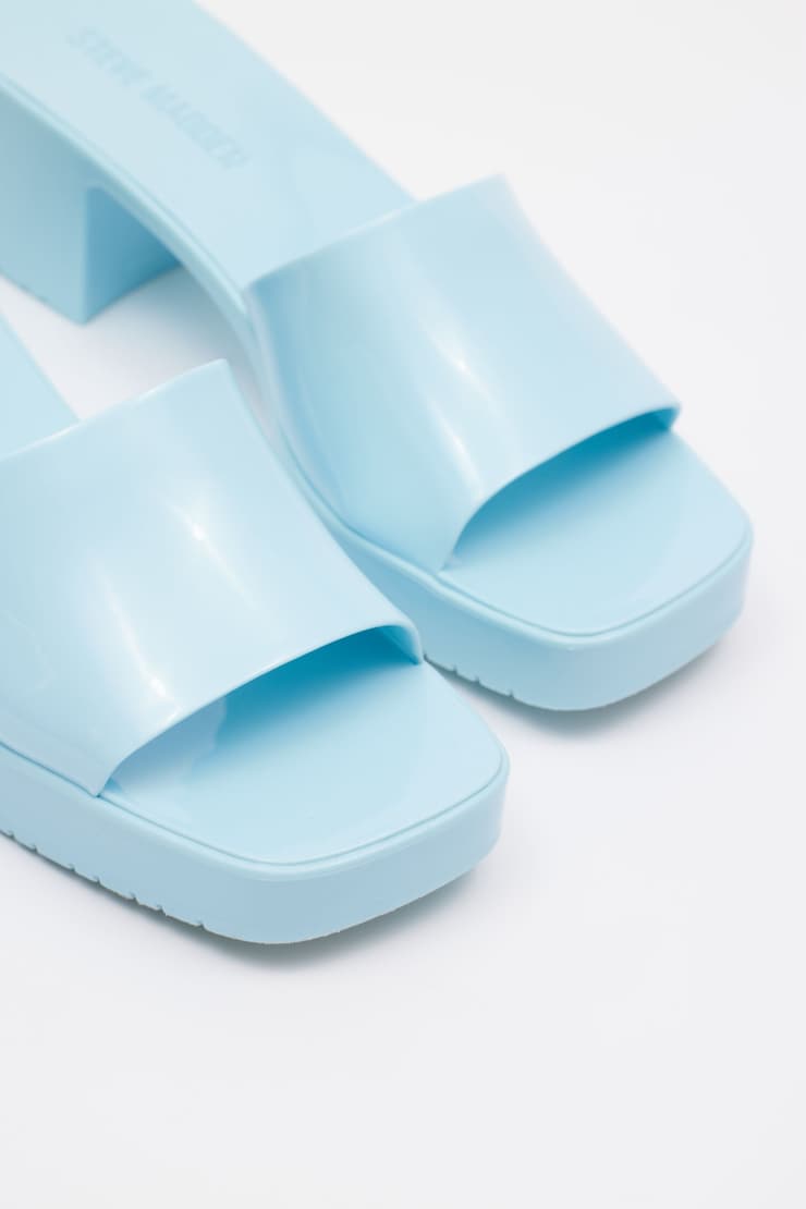 STEVE MADDEN Sandales à talons Harlin, Bleu poudre, large