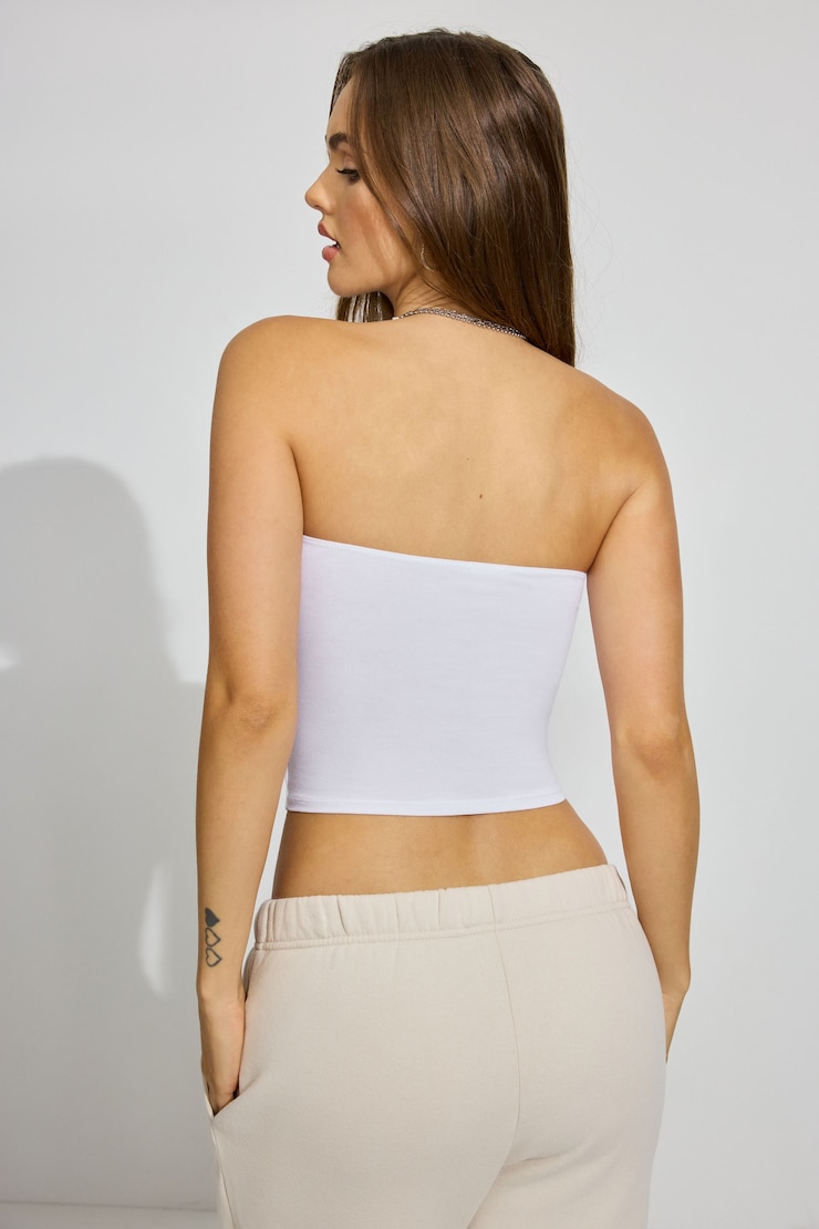 Tasia Tube Top White | Garage