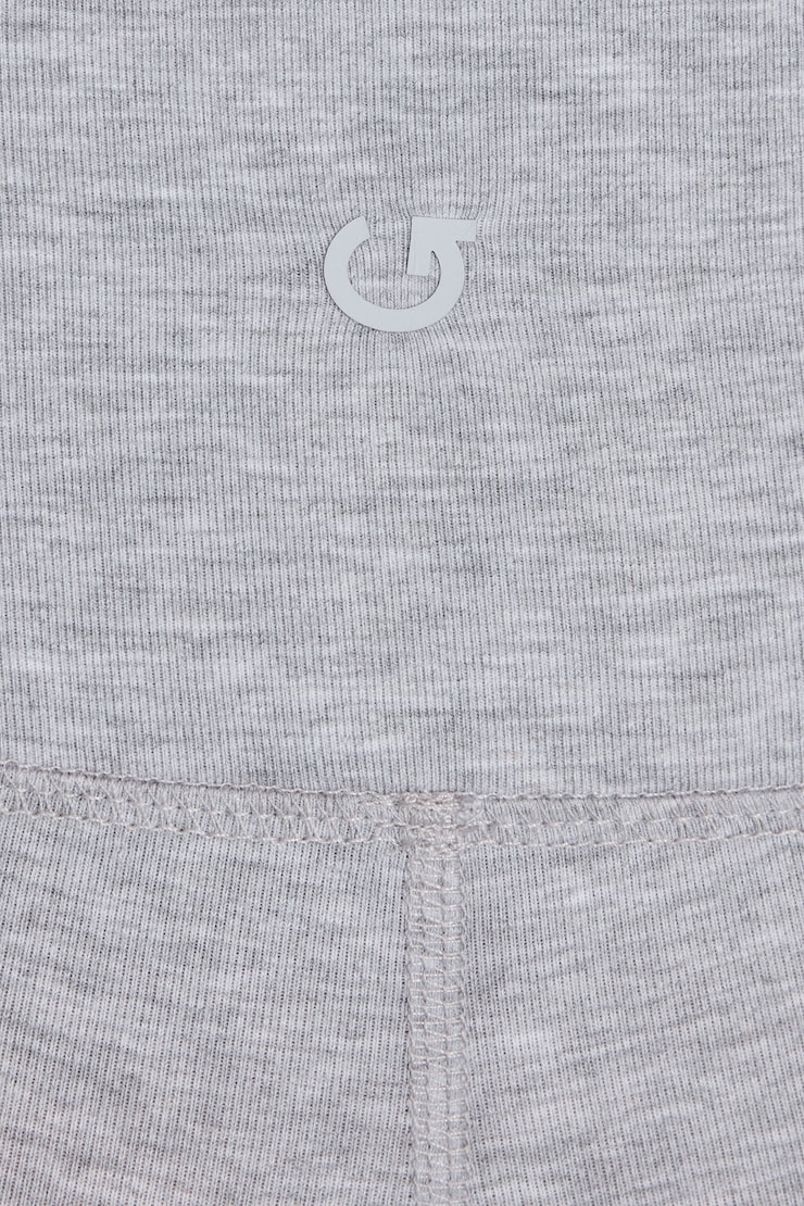 Soft Cotton Flare Leggings, Moonstone Grey Mix, large