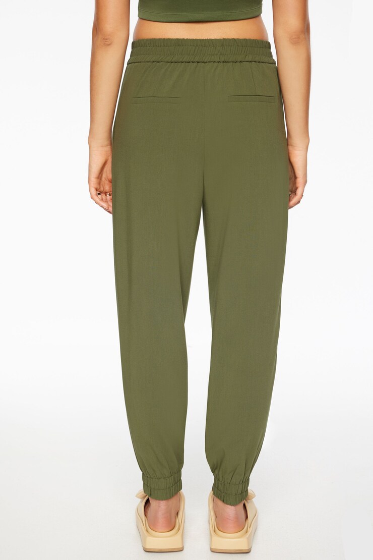 Sacha Twill Jogger Pants Bronze Green large