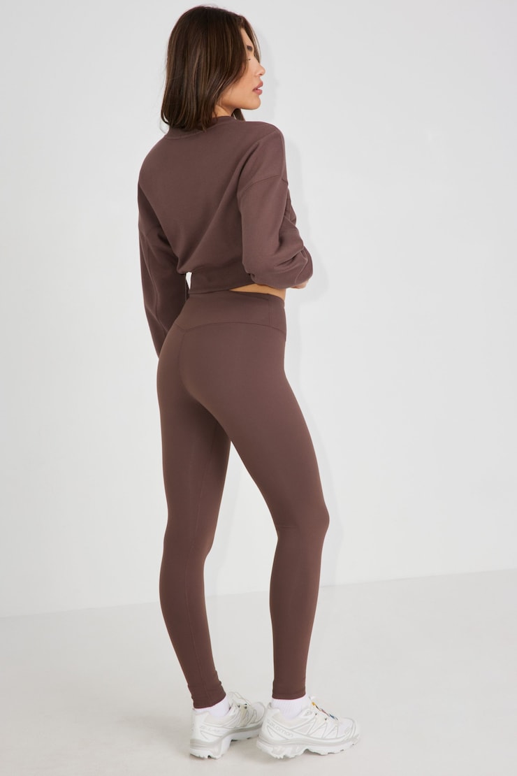 V-Legging, Shopping Bag Brown, large
