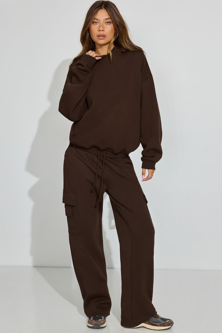 UltraFleece Hoodie, Armadillo Brown, large