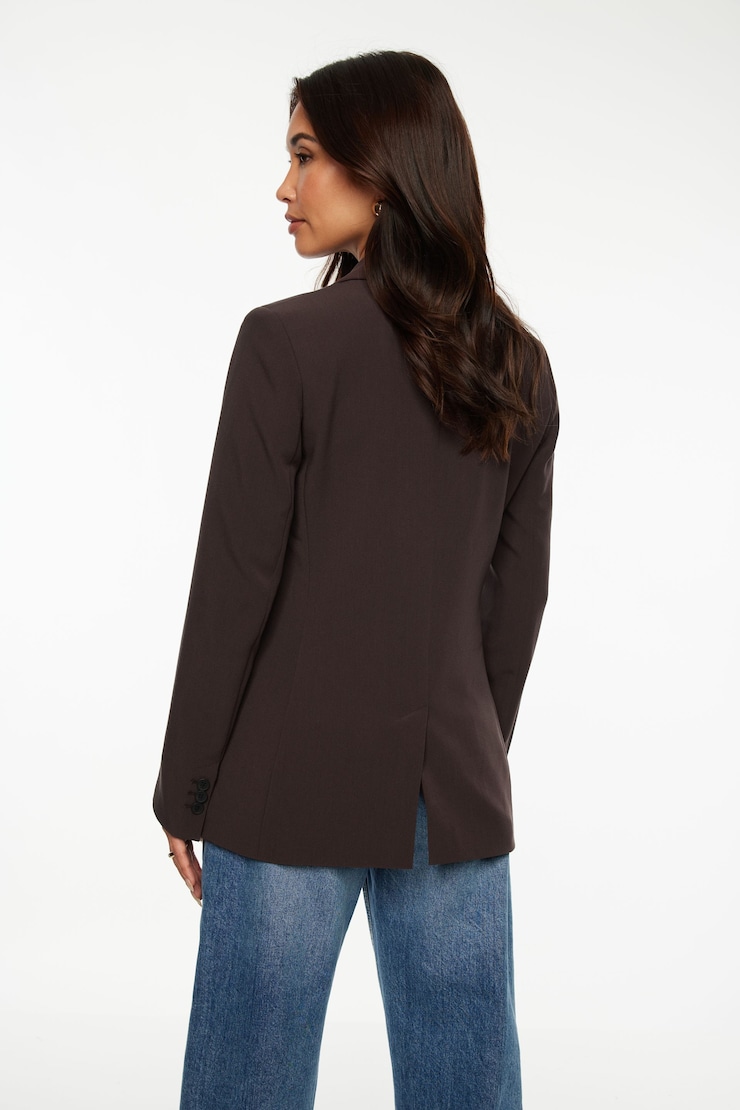 Adeline Single Breasted Blazer Java large