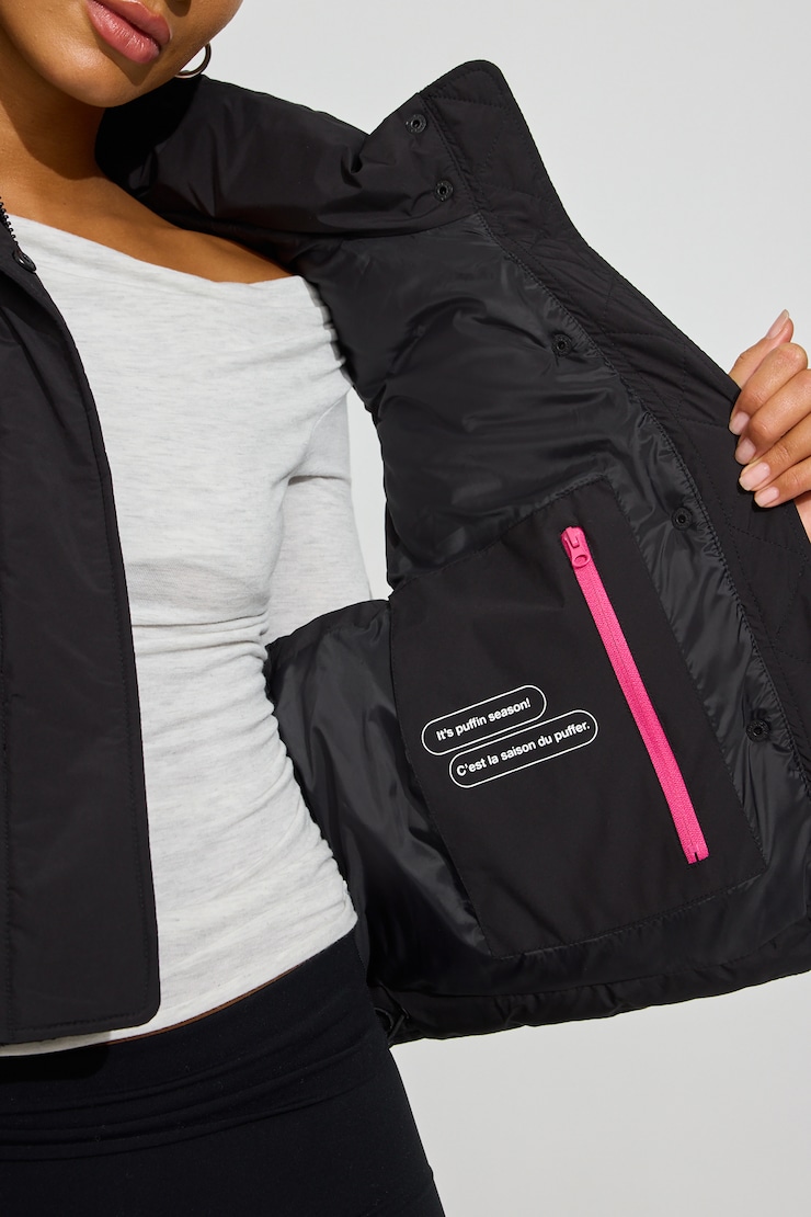 Perfect Puff Vest, Jet Black, large