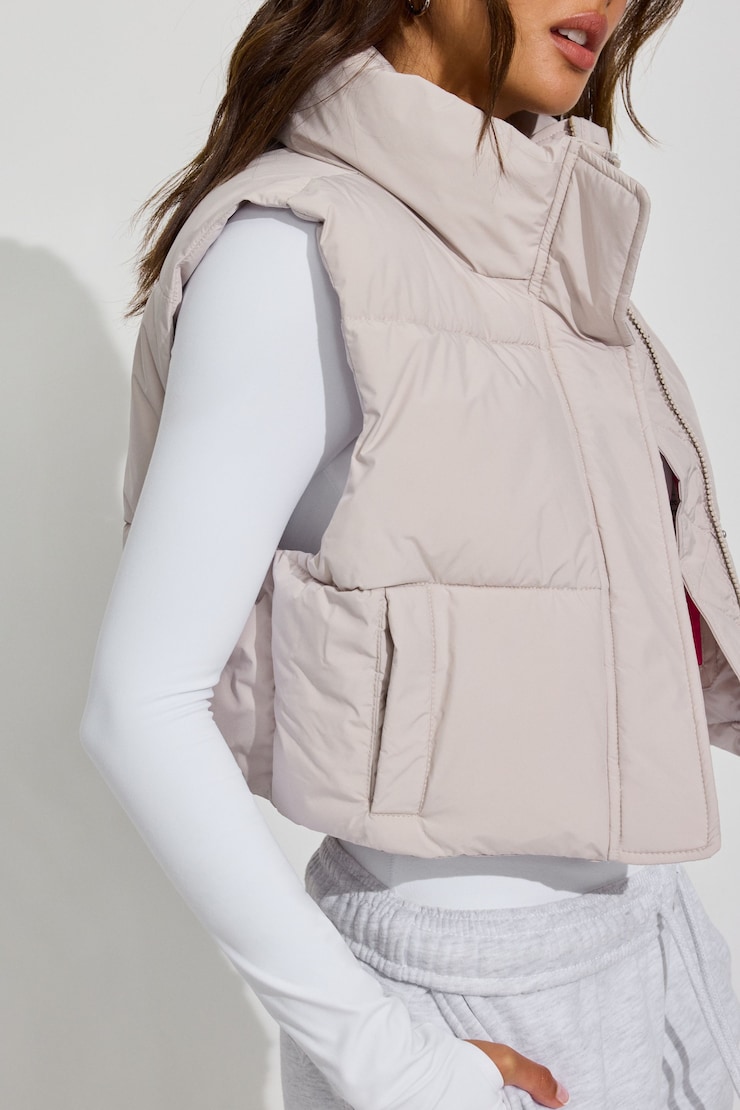 Mini Puff Vest 2.0, Soft Ivory, large