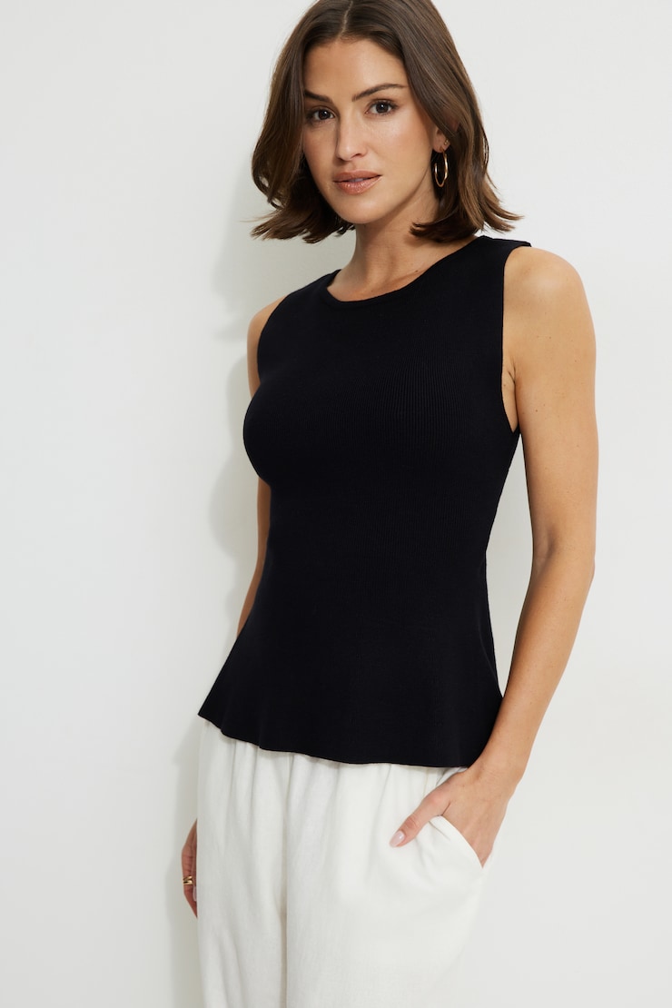 トップス deco depuis 1985 shrink une tank DECO depuis 1985 SHRINK LACE VOLUME SLEEVE TOPS gray - The Galaxy