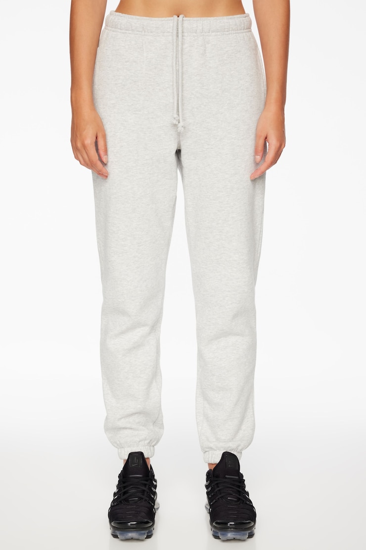 Fleece Jogger Pants Fall Grey Mix  large
