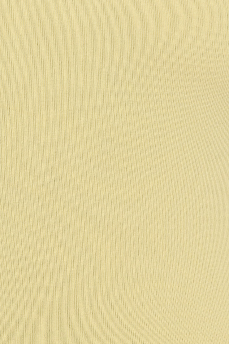 Portia Square Neckline T Shirt, Anise Flower Yellow, large