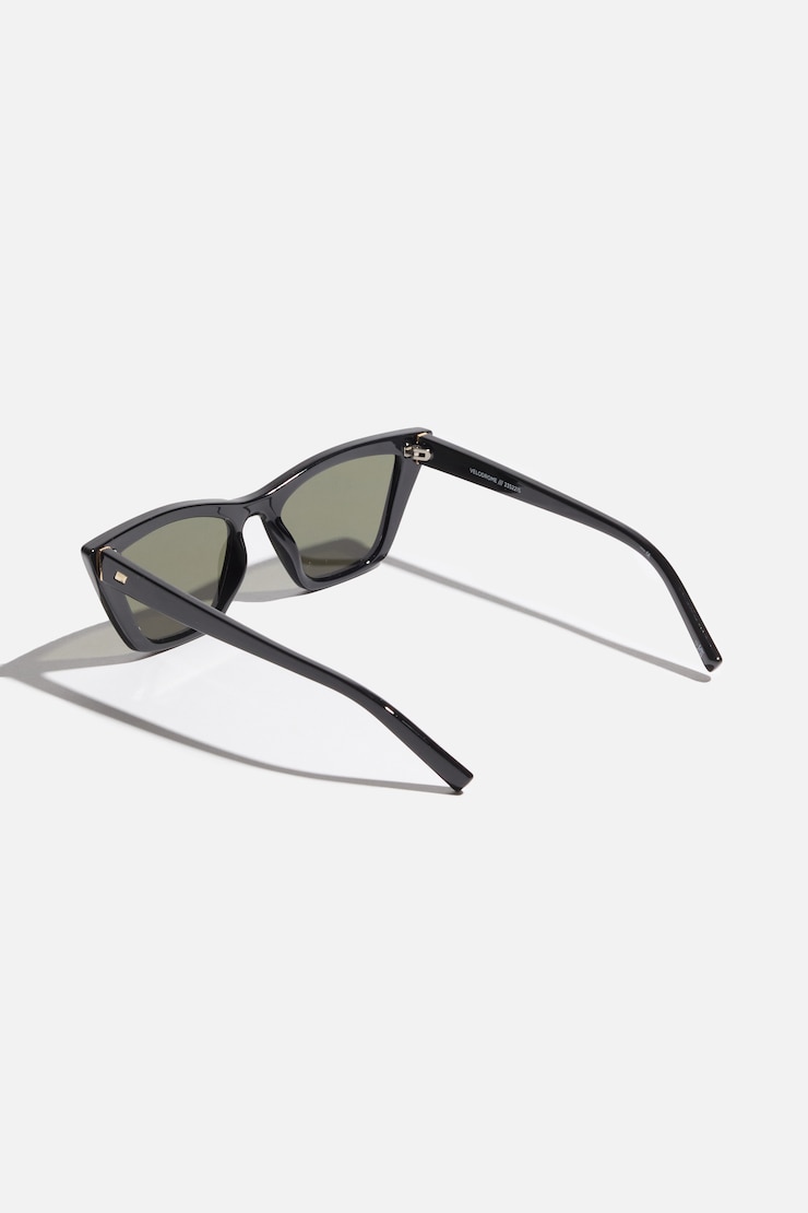 LE SPECS | Velodrome Cat Eye Sunglasses Black large