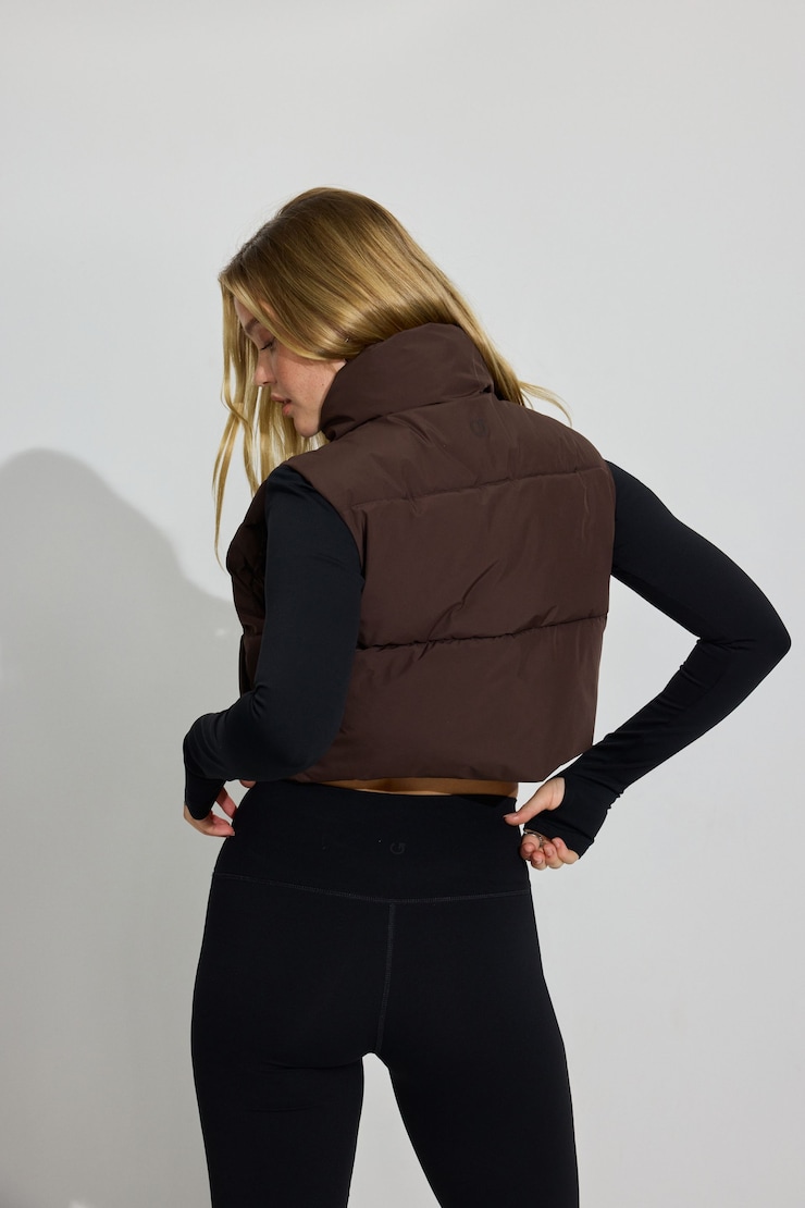 Mini Puff Vest 2.0, Armadillo Brown, large