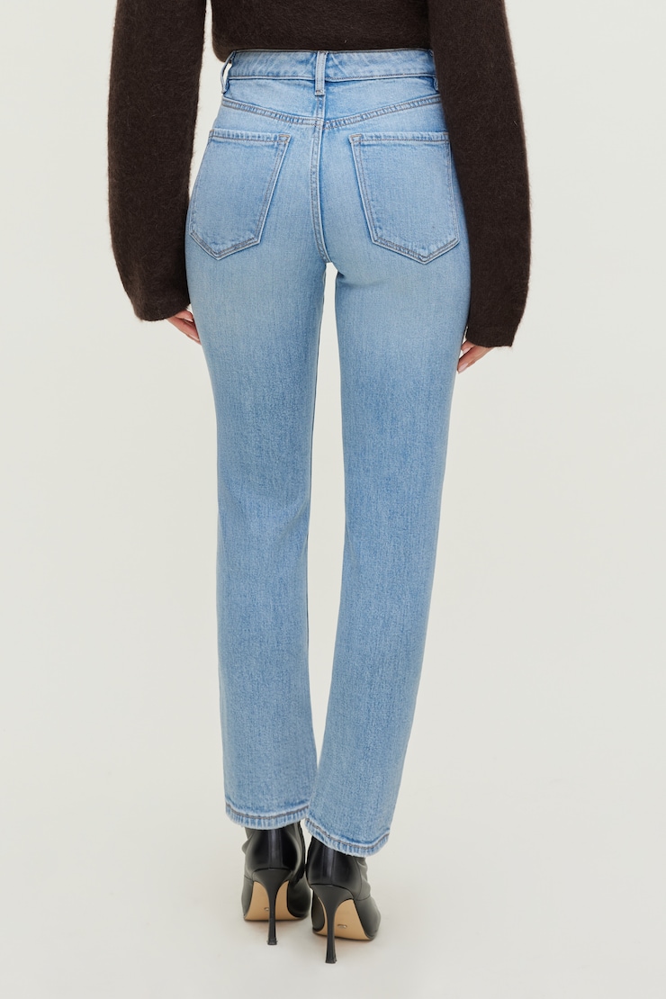 Frenchie Stretch High Rise Slim Leg Jeans