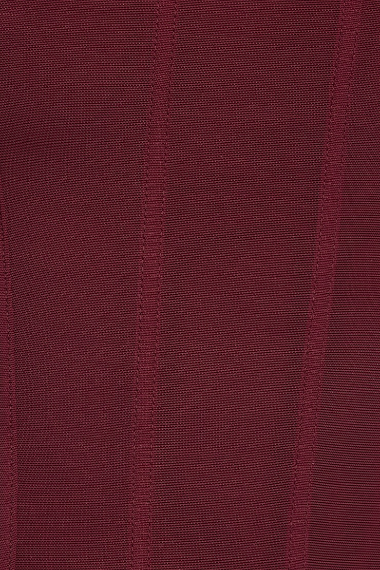 Tube corset long en maille