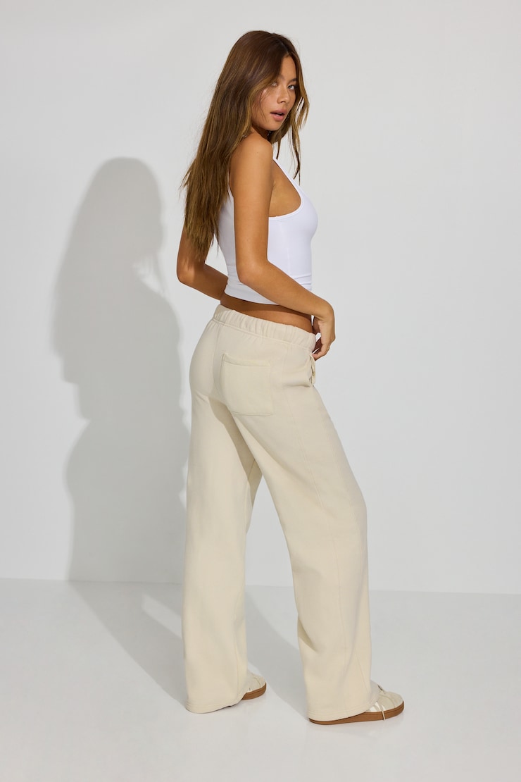 UltraFleece Straight Leg Sweatpants, Perfect Pearl, large