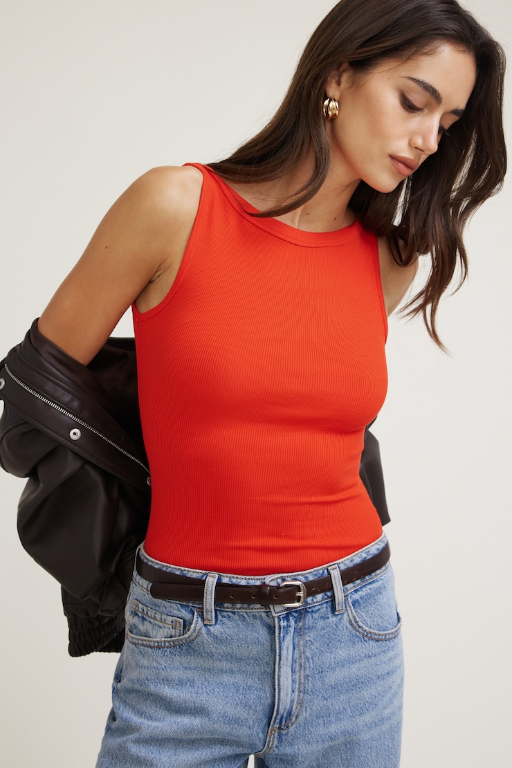 Nola Ribbed Tank Top