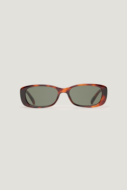 LE SPECS | Unreal Rectangular Sunglasses Brown | Dynamite display picture 3