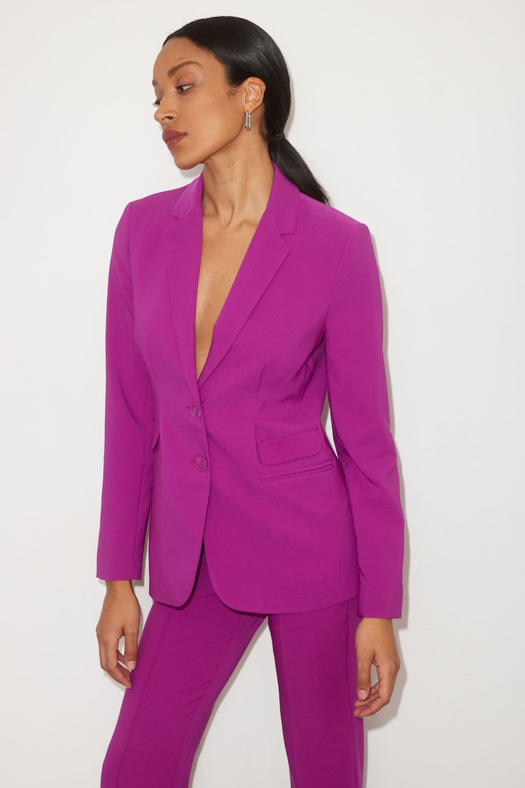 Fitted Blazer Magenta large