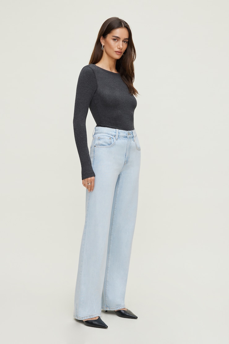 Heidi High Rise Wide Leg Tencel™ Jeans Light Indigo / Terence Blue large