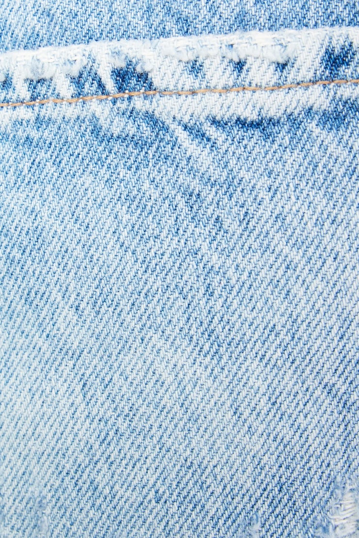 Low Rise Denim Short - Riviera Blue, Riviera Blue, large