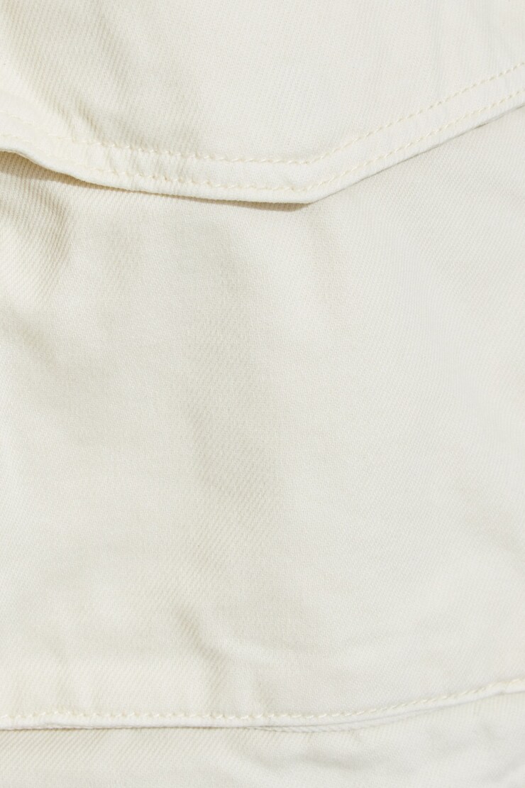 Crop Utility Jacket, Antique White, large