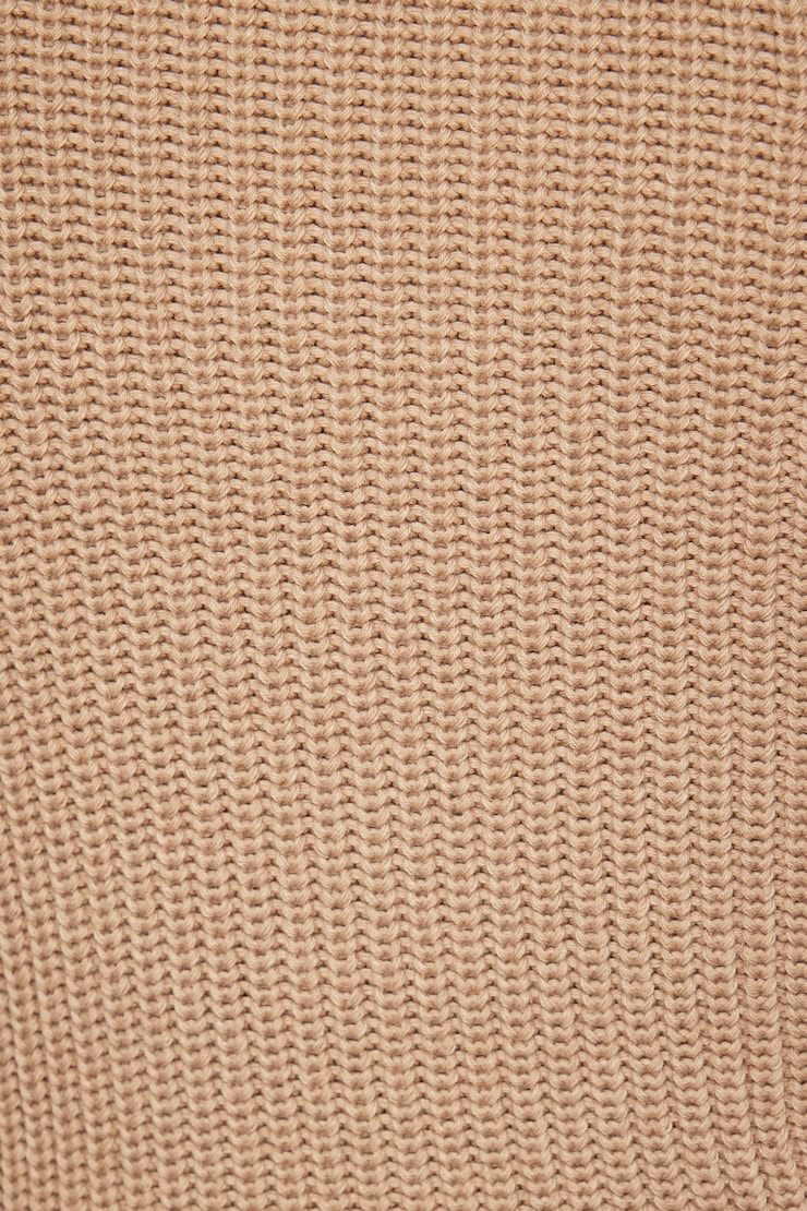 Sweater Tank Top  Almond Tan Beige large