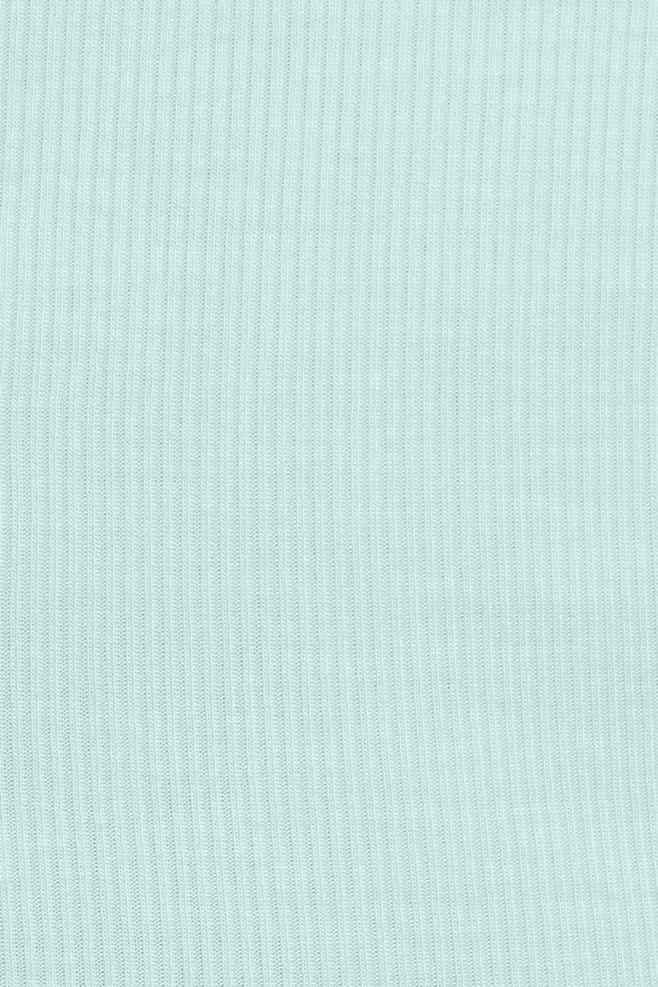 Serene Deep V-Neck Long Sleeve Top, Mint Julep Blue, large
