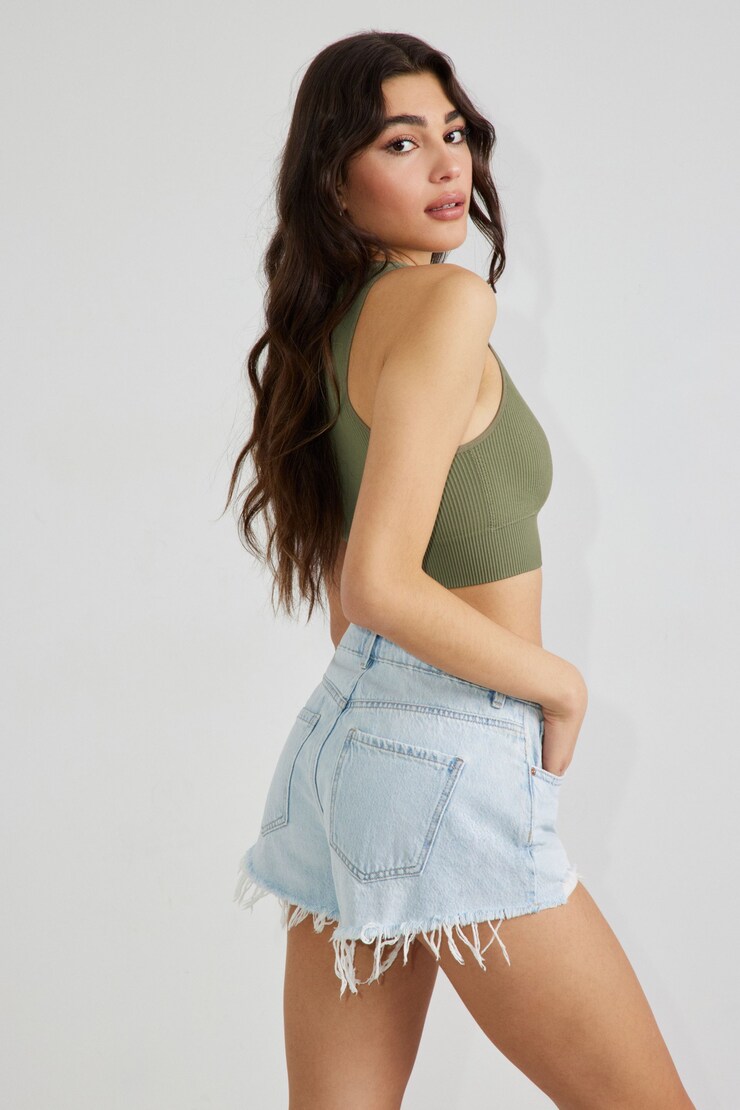 Denim Festival Short - Aurora Blue, Aurora Blue, large