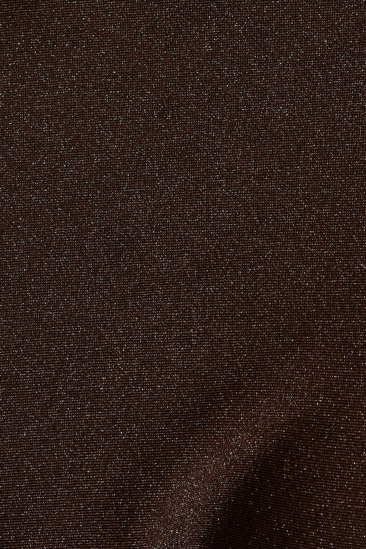 Side Tie Cheeky Bikini Bottom, Coffee Bean Brown, large