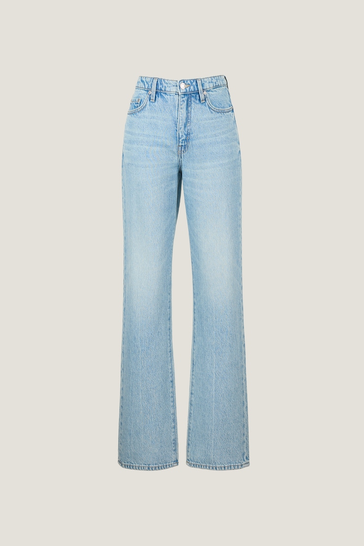 Cara Rigid High Rise Straight Leg Jeans Medium Light Indigo / Estes Blue large